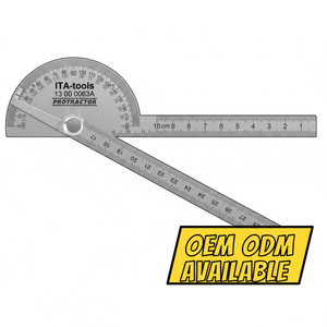 Transportador de ángulos de doble mango de acero inoxidable - Product Image 4