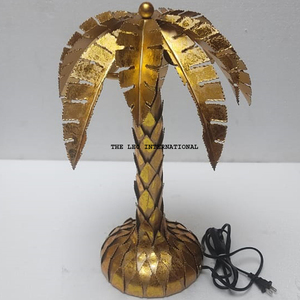Luxury Indoor <b>Lighting</b> Decorative Table Lamp Palm <b>Tree</b> Look Home Decor <b>LED</b> Iron Contemporary Standard Quality - Product Image 1
