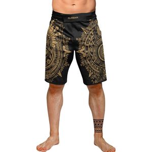 Pantalones cortos MMA para hombre, estampado en color, cintura elástica, entrenamiento de gimnasio, kickboxing, ligeros, de secado rápido, coloridos, para artes marciales mixtas - Product Image 5