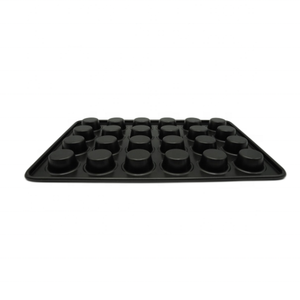 Mini sartén para magdalenas de 24 tazas, acero al carbono, Premium, antiadherente, apto para microondas, molde para hornear, buena liberación, herramientas para postres, fiestas de pastel duraderas - Product Image 5