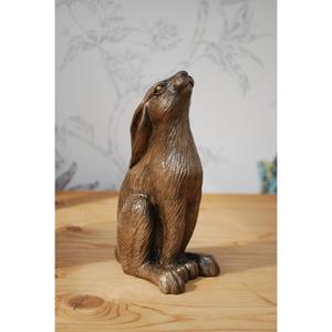 Cast Iron Bronze Rabbit Sculpture Metal Crafts Handmade Vintage Bunnies Figurine <b>Easter</b> Garden Decor <b>Ornaments</b> - Product Image 5