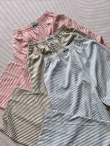 Comfortable High Quality Unisex Loose Fit Embroidered Striped Eco-Friendly Vietnam Elastic Waist <b>Wide</b> <b>Leg</b> All <b>Trousers</b> <b>Men</b> - Product Image 1