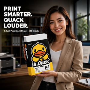 Papier copie blanc B.DUCK A4 léger 80 g/m² durable fabriqué en Thaïlande pour des performances optimales - Product Image 1