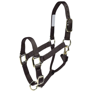 Harnais pour cheval en nylon de qualité supérieure avec détails cousus et boucle carrée en laiton, vente en gros, équipement d'équitation en nylon personnalisé - Product Image 1