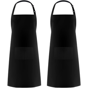 Nouveaux tabliers de travail personnalisés de haute qualité avec logo, grandes tailles, en coton, pour boulangerie, café, cuisine, restaurants, hommes et femmes - Product Image 1