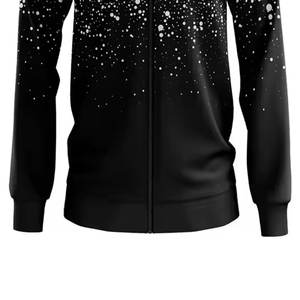 Veste polaire multi-poches pour hommes, en toile, col montant, logo personnalisable, haute qualité, imperméable et coupe-vent - Product Image 5