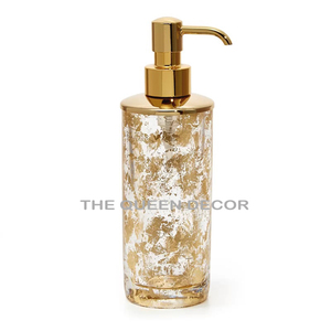 Distributeur de savon liquide pour les mains en acier inoxydable argenté de style vintage MOP Design, pour la décoration de la maison et la salle de bain - Product Image 3