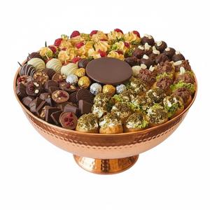 Creative Copper Metal Round <b>Chocolate</b> Bowl Desserts Display Eco-Friendly <b>Weddings</b> <b>Chocolate</b> Candy & Other Sweets On Sale - Product Image 5