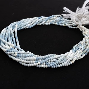 Natural Blue <b>Opal</b> 3MM Micro Faceted Round Gemstone Beads For Jewelry Making <b>Necklace</b> Bracelet Strands Wholesale Bulk Manufacture - Product Image 6