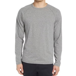 Camisetas de verano de manga corta con estampado de color liso y sencillo para hombre, camiseta holgada con cuello redondo a la moda urbana para hombre - Product Image 4