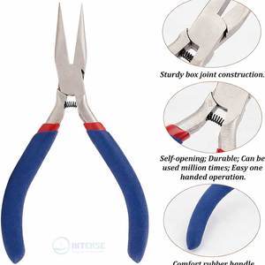 Alicates de Punta Plana de 6.5 Pulgadas de la Serie Clásica de INTENSE SURGICAL INSTRUMENTS, Alicates de Joyería de Mandíbula Estrecha de 3 mm, Herramienta de Acero Inoxidable para Doblar - Product Image 4