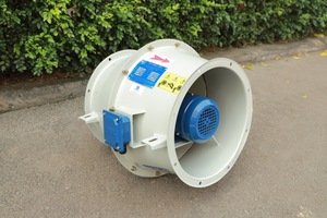Ventilateur axial à entraînement direct haute température en acier au carbone pour la pressurisation des escaliers APL-5-3.5D Installation facile - Product Image 5