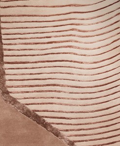 Erosion Rug Handmade 100% New Zealand Fine Wool Latex <b>Canvas</b> Backing Tufted <b>Abstract</b> Thick (0.6-1 In.) High Pile Pet Friendly - Product Image 2