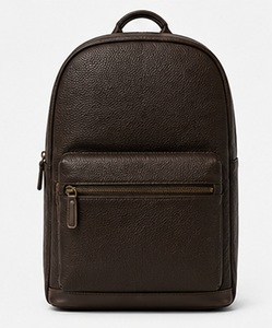 Gravs Black Genuine Leather Vintage Mens Business Travel Laptop <b>Backpack</b> Waterproof Anti-Theft Winter Polyester School - Product Image 1