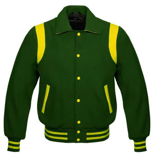 Chaqueta Varsity de Béisbol Personalizada para Hombre, Nueva, de Primera Calidad, con Cuello Alto y Bordado Personalizado - Product Image 5