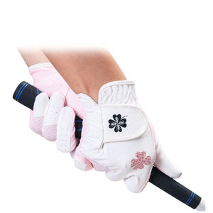 ถุงมือกอล์ฟผู้หญิงสีขาวน้ำเงิน 1 ชิ้น - หนัง PU ระบายอากาศได้ดี เหมาะสำหรับมือซ้าย ดีไซน์กันลื่นเพื่อการยึดเกาะที่ดีเยี่ยม - Product Image 5