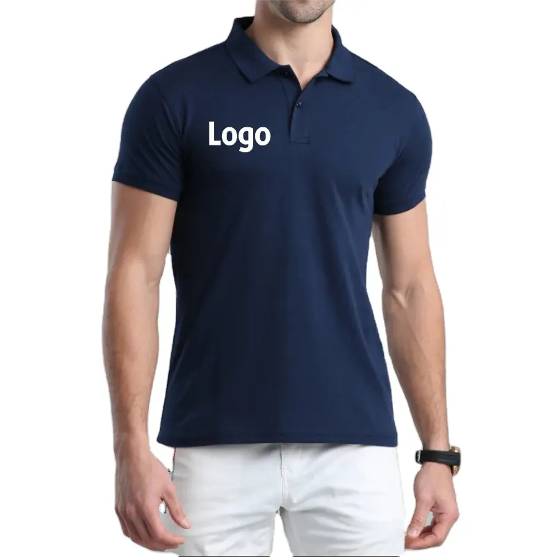 Summer Casual Short-Sleeved Polo Shirts Custom Logo Embroidery Printing Personalized Design Men And Women Tops 2023