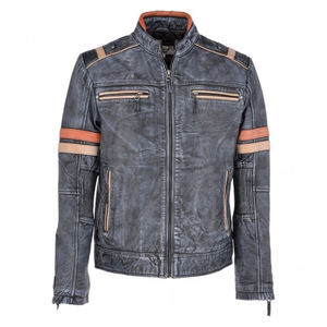 Chaquetas de Cuero para Hombre, 100% Cuero, Manga Larga, Profesionales, Gran Venta, Novedad 2026, Chaquetas de Motero de Alta Calidad - Product Image 1