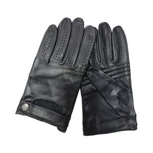Soft Sheepskin Genuine Leather Driving <b>Gloves</b> <b>for</b> <b>Men</b> Winter Motorcycle Riding High Quality with Clearance Sale Discount - Product Image 3