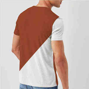 เสื้อยืดแฟชั่นใหม่ทรงโอเวอร์ไซส์ ผ้าถักเนื้อหนา โพลีเอสเตอร์/คอตตอน ระบายอากาศได้ดี สีพื้น สำหรับผู้ชาย สวมใส่สบายๆ - Product Image 3
