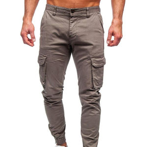 Pantalones Cargo Personalizados con Logotipo, 100% Algodón, Corte Holgado, Diseño Moderno, Ropa Urbana para Hombre, Pantalones Deportivos - Product Image 1