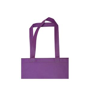 Sacs fourre-tout en coton gris écologiques avec logo personnalisé, motif lettres simples, emballage en vrac tendance, promotions, cadeaux - Product Image 3