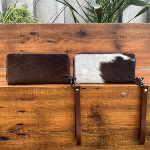 2025 último bolso de mano de cuero de vaca de alta calidad con ranura para mano para mujer, billetera de cuero genuino, monedero para mujer - Product Image 5