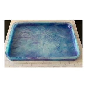 Bandeja Rectangular Decorativa de Resina Ecológica para Servir de Forma Organizada, Ofrece una Superficie Amplia y Moderna - Product Image 1