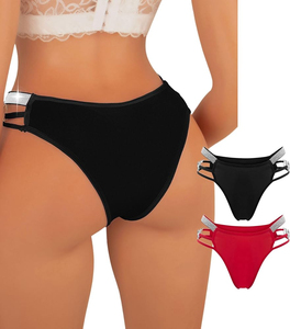 Ropa Interior de Algodón 100% Tejida para Mujer, Cómoda, Ecológica y Transpirable, Estilo Hipster de Alta Elasticidad, Venta al Por Mayor - Product Image 2