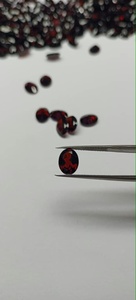 Granate Rojo Zambiano Natural de Alta Calidad, Corte Ovalado de 6*8 mm, Certificado por Terceros, para Joyería - Product Image 3