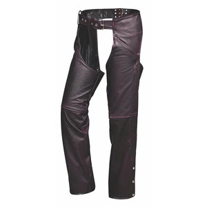 Chaps en cuir fabriqués par OEM à prix raisonnable, concevez vos propres chaps d'équitation en cuir pour hommes, à la mode - Product Image 6
