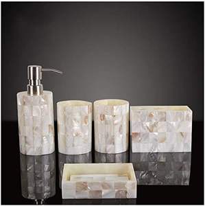 Distributeurs de résine époxy Royal pour salles de bain, offrant une apparence riche avec pompe et récipient assortis - Product Image 3