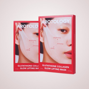 Mascarilla facial coreana de colágeno Arotolroji Glutathione Collagen Glow Lifting Mask, 5 unidades, mascarilla facial en láminas. - Product Image 4