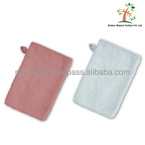 Ensemble de gants de bain pour bébé en coton 100% extra doux, taille et couleurs personnalisées, respectueux de la peau, mitaines de bain pour enfants pour une utilisation domestique - Product Image 2