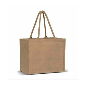 Bolsa de Yute 100% al por Mayor, Ecológica, Reciclable, Plegable, Reutilizable, Biodegradable, Beige Marrón, Tamaño Extra Grande, Personalizable - Product Image 5