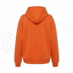 Sweat à capuche oversize en molleton de coton premium pour femme, effet délavé, style streetwear, pull, vêtement de sport, haut - Product Image 2