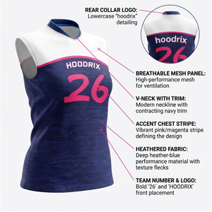 Uniforme de Fútbol Americano Personalizado para Mujer, Estilo 7 contra 7, Diseño de Malla Transpirable con Sublimación, Venta al Por Mayor, Muestra para Niñas - Product Image 6