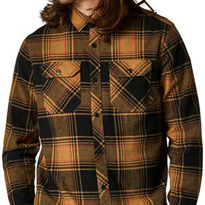 Chemises sur mesure pour hommes, vintage, à manches longues, en popeline, couleur unie, coton/polyester 300g, anti-boulochage, idéales pour l'été - Product Image 4