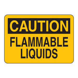 Señal de Precaución: Líquidos Inflamables para Laboratorios y Áreas Industriales - Product Image 1
