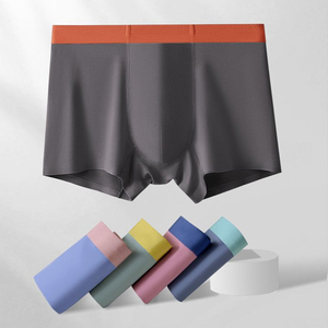 Nuevos Calzoncillos Boxer de Punto para Hombre, Corte Regular, Transpirables, Ecológicos, Cintura Suave, Venta al Por Mayor, Envío Global - Product Image 4