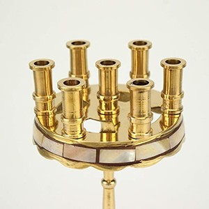 Porte-bougies Hurricane en bois de noyer avec incrustation de nacre, design carré fait main - OEM Personnalisé Vente en gros |   Aqudus Saleem Inde - Product Image 3