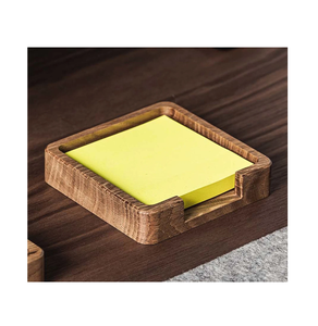 Classic Wood Note Pad Holder Office Desk Organizer and School <b>Card</b>/Note Holder Office Products Hot Selling Sale - Product Image 4