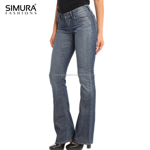 Jean Slim déchiré de haute qualité pour femme, coupe ajustée, taille haute, du Bangladesh - Product Image 2