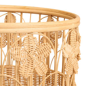 Panier à jouets en osier tressé artisanal, panier de rangement en rotin naturel, panier décoratif, design aéré pour le rangement de la chambre d'enfant - Product Image 6