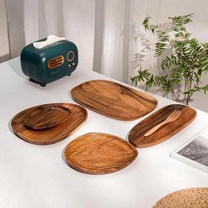High Quality Handmade Solid Mango Wood Charger Plate Round Classic Design Polished Finish Wedding Decor Eco-Friendly Best Price - Product Image 3