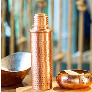 Premium <b>Copper</b> <b>Drinking</b> <b>Bottle</b> With Durable Body For Everyday Water Storage At Home Office Gym School Travel And Fitness - Product Image 6