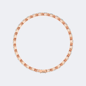 6.20CTW Pear Diamond Tennis <b>Bracelet</b> 14k <b>Gold</b> Lab Grown D Color VVS Three Prong Basket Setting Jewelry <b>for</b> <b>Women</b> - Product Image 5