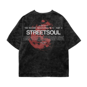 OEM Carré Découpé Au Laser Maison Hantée Imprimé Imperméable Durable Coton Lourd T-shirt Surdimensionné Halloween Gothique Automne Porter - Product Image 3