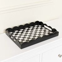 Bandeja de Servir Decorativa para el Hogar, Personalizable, Redonda, con Incrustaciones de Resina, Estilo Art Deco, Hecha a Mano, de Alta Calidad, con Diseño Personalizado y Logotipo Personalizado