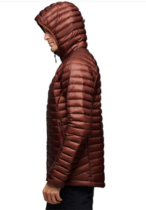 Lightweight <b>Warm</b> Windproof Breathable 100% Polyester Canvas Winter Outdoor Hiking Travel Activewears Men's Hooded Puffer Jacket - Product Image 3
